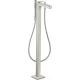 Hansgrohe AXOR CITTERIO szabadon álló kádtöltő csaptelep rombuszmetszéses fogantyúval,rozsdamentes acél hatású 39471950