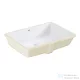 Grohe CUBE CERAMIC 49,2x37 cm-es alulról beépíthető mosdó csaplyuk nélkül,fehér 3948000H