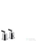 Hansgrohe AX Citterio 2-lyukú, termosztátos, peremre szerelhető fordítókaros kádcsaptelep DN15, króm 39482000