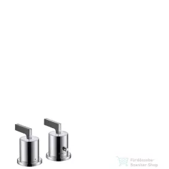   Hansgrohe AX Citterio 2-lyukú, termosztátos, peremre szerelhető fordítókaros kádcsaptelep DN15, króm 39482000