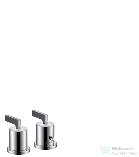 Hansgrohe AX Citterio 2-lyukú, termosztátos, peremre szerelhető fordítókaros kádcsaptelep DN15, króm 39482000
