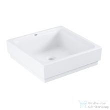   Grohe CUBE CERAMIC 41x41 cm-es pultra ültethető mosdó csaplyuk és túlfolyó nélkül,fehér 3948200H