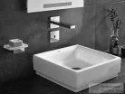Grohe CUBE CERAMIC 41x41 cm-es pultra ültethető mosdó csaplyuk és túlfolyó nélkül,fehér 3948200H