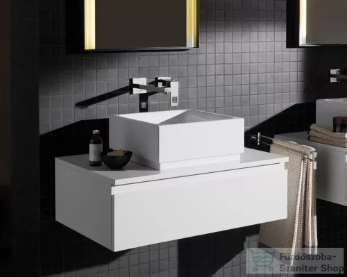 Grohe CUBE CERAMIC 41x41 cm-es pultra ültethető mosdó csaplyuk és túlfolyó nélkül,fehér 3948200H