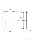 Grohe CUBE CERAMIC lecsapódásgátlós wc ülőke,fehér 39488000