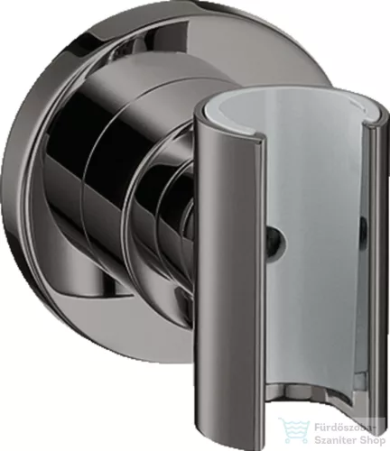 Hansgrohe AXOR CITTERIO zuhanytartó,polírozott fekete króm 39525330