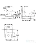 Grohe Euro Ceramic függesztett rimless wc 39538000
