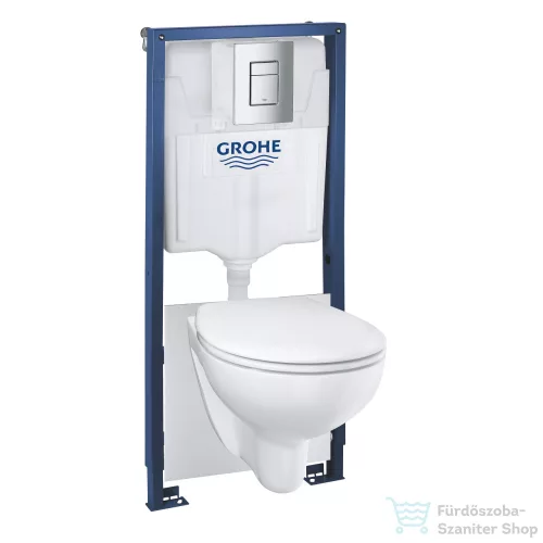 Grohe SOLIDO 4 részes wc szett króm nyomólappal,39586000