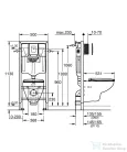 Grohe SOLIDO 4 részes wc szett króm nyomólappal,39586000