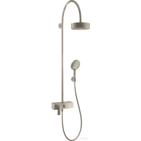 Hansgrohe AXOR CITTERIO Showerpipe zuhanyrendszer 18 cm-es fejzuhannyal,szálcsiszolt nikkel 39620820