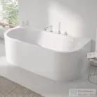 Grohe Essence 180x85 cm-es falhoz illeszthető acél kád,fehér 39622000