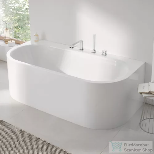 Grohe Essence 180x85 cm-es falhoz illeszthető acél kád,fehér 39622000