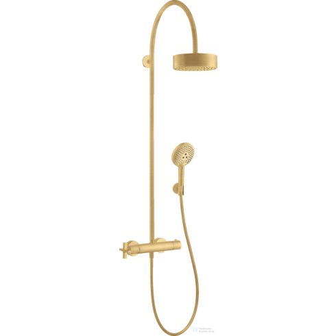 Hansgrohe AXOR CITTERIO Showerpipe termosztátos zuhanyrendszer,szálcsiszolt arany hatású 39670250