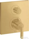 Hansgrohe AXOR Citterio falsík alatti termosztátos kád/zuhany csaptelep alaptest nélkül,szálcsiszolt arany hatású 39700250