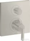 Hansgrohe AXOR Citterio falsík alatti termosztátos kád/zuhany csaptelep alaptest nélkül,rozsdamentes acél hatású 39700800