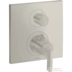   Hansgrohe AXOR Citterio falsík alatti termosztátos kád/zuhany csaptelep alaptest nélkül,rozsdamentes acél hatású 39700800