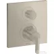 Hansgrohe AXOR Citterio falsík alatti termosztátos kád/zuhany csaptelep alaptest nélkül,szálcsiszolt nikkel 39700820