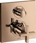 Hansgrohe AXOR Citterio falsík alatti termosztátos kád/zuhany csaptelep alaptest nélkül,polírozott vörös arany hatású 39705300