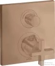 Hansgrohe AXOR Citterio falsík alatti termosztátos kád/zuhany csaptelep alaptest nélkül,szálcsiszolt vörös arany hatású 39705310