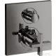 Hansgrohe AXOR Citterio falsík alatti termosztátos kád/zuhany csaptelep alaptest nélkül,polírozott fekete króm 39705330