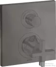 Hansgrohe AXOR Citterio falsík alatti termosztátos kád/zuhany csaptelep alaptest nélkül,szálcsiszolt fekete króm 39705340