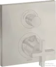 Hansgrohe AXOR Citterio falsík alatti termosztátos kád/zuhany csaptelep alaptest nélkül,rozsdamentes acél hatású 39705800