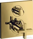 Hansgrohe AXOR Citterio falsík alatti termosztátos kád/zuhany csaptelep alaptest nélkül,polírozott arany hatású 39705990