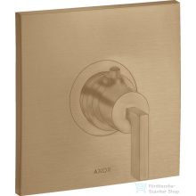   Hansgrohe AXOR Citterio Highlow falsík alatti termosztátos csaptelep,szálcsiszolt bronz 39711140
