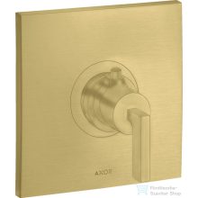   Hansgrohe AXOR Citterio Highlow falsík alatti termosztátos csaptelep,szálcsiszolt sárgaréz hatású 39711950