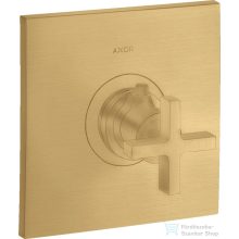   Hansgrohe AXOR Citterio Highlow falsík alatti termosztátos csaptelep,szálcsiszolt arany hatású 39716250