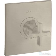   Hansgrohe AXOR Citterio Highlow falsík alatti termosztátos csaptelep,szálcsiszolt nikkel 39716820