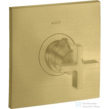   Hansgrohe AXOR Citterio Highlow falsík alatti termosztátos csaptelep,szálcsiszolt sárgaréz hatású 39716950