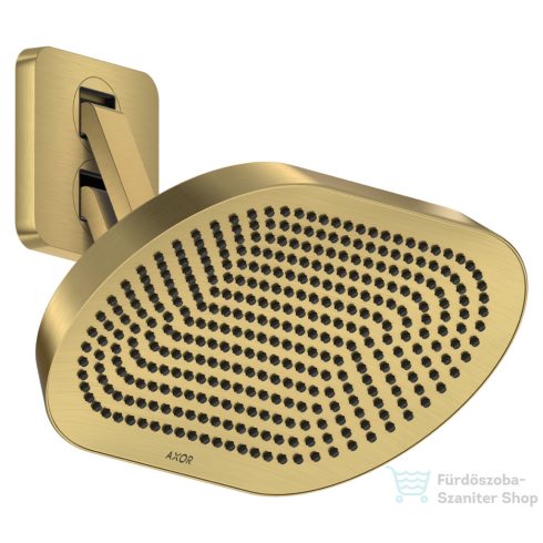Hansgrohe AXOR SHOWERSPHERE 37x22 cm-es 2 funkciós, állítható esőztető zuhanykarral, alaptest nélkül, szálcsiszolt arany hatású 39745250