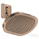 Hansgrohe AXOR SHOWERSPHERE 37x22 cm-es 2 funkciós, állítható esőztető zuhanykarral, alaptest nélkül, polírozott vörös arany hatású 39745300