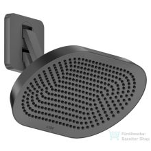   Hansgrohe AXOR SHOWERSPHERE 37x22 cm-es 2 funkciós, állítható esőztető zuhanykarral, alaptest nélkül, polírozott fekete króm 39745330