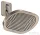 Hansgrohe AXOR SHOWERSPHERE 37x22 cm-es 2 funkciós, állítható esőztető zuhanykarral, alaptest nélkül, szálcsiszolt nikkel 39745820