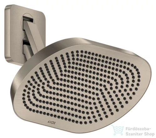 Hansgrohe AXOR SHOWERSPHERE 37x22 cm-es 2 funkciós, állítható esőztető zuhanykarral, alaptest nélkül, szálcsiszolt nikkel 39745820