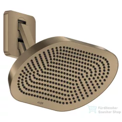   Hansgrohe AXOR SHOWERSPHERE Ecosmart 37x22 cm-es 2 funkciós, állítható esőztető zuhanykarral, alaptest nélkül, szálcsiszolt bronz 39746140