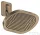 Hansgrohe AXOR SHOWERSPHERE Ecosmart 37x22 cm-es 2 funkciós, állítható esőztető zuhanykarral, alaptest nélkül, szálcsiszolt bronz 39746140