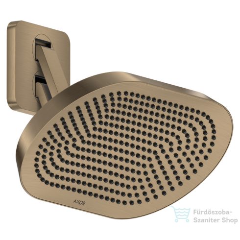 Hansgrohe AXOR SHOWERSPHERE Ecosmart 37x22 cm-es 2 funkciós, állítható esőztető zuhanykarral, alaptest nélkül, szálcsiszolt bronz 39746140