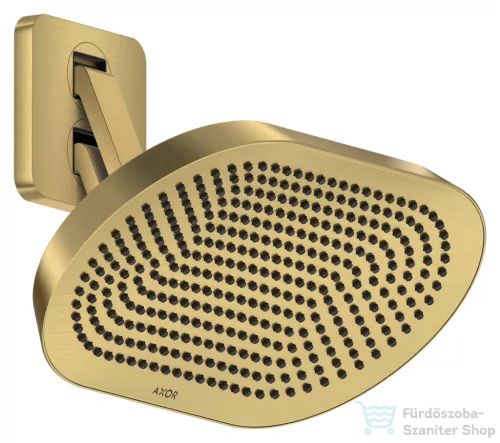 Hansgrohe AXOR SHOWERSPHERE Ecosmart 37x22 cm-es 2 funkciós, állítható esőztető zuhanykarral, alaptest nélkül, szálcsiszolt arany hatású 39746250