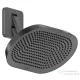 Hansgrohe AXOR SHOWERSPHERE Ecosmart 37x22 cm-es 2 funkciós, állítható esőztető zuhanykarral, alaptest nélkül, polírozott fekete króm 39746330