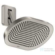   Hansgrohe AXOR SHOWERSPHERE Ecosmart 37x22 cm-es 2 funkciós, állítható esőztető zuhanykarral, alaptest nélkül, rozsdamentes acél hatású 39746800