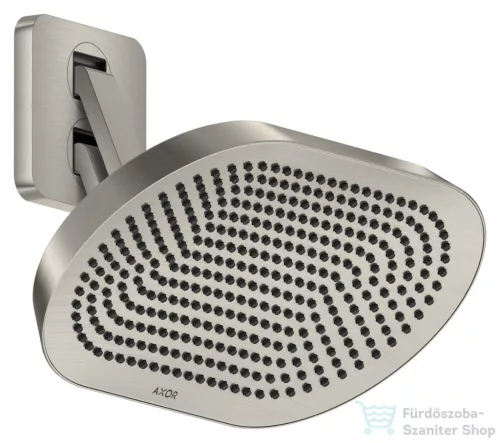 Hansgrohe AXOR SHOWERSPHERE Ecosmart 37x22 cm-es 2 funkciós, állítható esőztető zuhanykarral, alaptest nélkül, rozsdamentes acél hatású 39746800