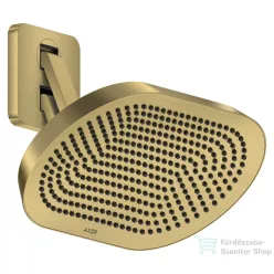   Hansgrohe AXOR SHOWERSPHERE Ecosmart 37x22 cm-es 2 funkciós, állítható esőztető zuhanykarral, alaptest nélkül, szálcsiszolt sárgaréz 39746950