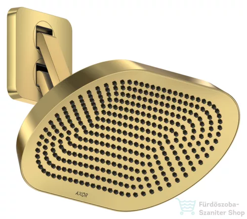 Hansgrohe AXOR SHOWERSPHERE Ecosmart 37x22 cm-es 2 funkciós, állítható esőztető zuhanykarral, alaptest nélkül, polírozott arany hatású 39746990