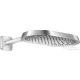 Hansgrohe AXOR SHOWERSPHERE 37x22 cm-es esőztető zuhanykarral, króm 39748000
