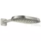 Hansgrohe AXOR SHOWERSPHERE 37x22 cm-es esőztető zuhanykarral, rozsdamentes acél hatású 39748800
