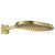 Hansgrohe AXOR SHOWERSPHERE 37x22 cm-es esőztető zuhanykarral, szálcsiszolt sárgaréz 39748950