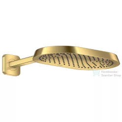   Hansgrohe AXOR SHOWERSPHERE 37x22 cm-es esőztető zuhanykarral, polírozott arany hatású 39748990